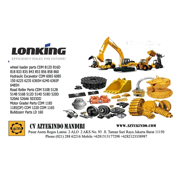 LONKING CDM 6065 Excavator Spare Parts